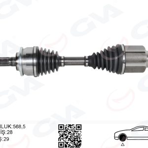 ÖN AKS KOMPLE SAĞ FORD RANGER TKE 11 2.2 TDCI 4 4