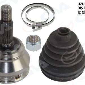 AKS KAFASI DIŞ GOLF3-CLASSİC-CORDOBA 1.6-1.8 91- AFT-ABS 1.6-1.8