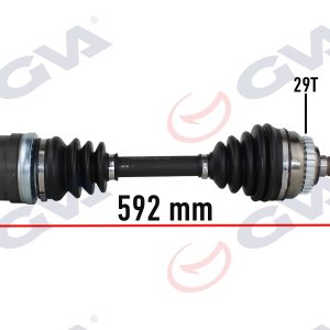 KOMPLE AKS SOL OPEL VECTRA A 1.8-2.0 88-95 -ASTRA F 92-98 -CALIBRA A 89-97 ABS Lİ 29DİŞ 592mm 374183-374235-90540865