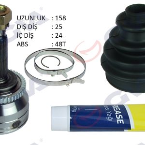 AKS KAFASI DIŞ HYUNDAI İ20 1.4L D4FC CRDİ 08-15 ABS li 25x24x52.4 - ABS 48 diş
