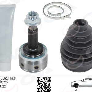 AKS KAFASI DIŞ HYUNDAI BAYON 1.0L 1.4L G3LE G4LC 21- / KIA RIO. STONIC 1.4L G4LC 19- 25x22x52.5