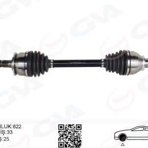 KOMPLE AKS SOL OPEL ASTRA K 1.4 TURBO-1.6 CDTI M/T 15- 13367061-95522355