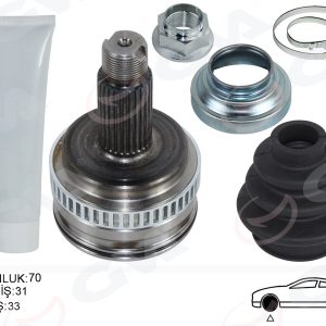 AKS KAFASI DIŞ SAĞ/SOL BMW E81 E87 E90 E92 E93 119MM