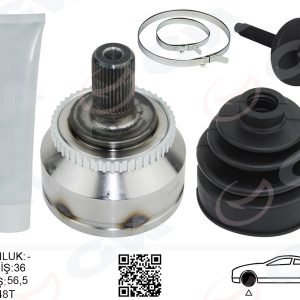 ÖN AKS KAFASI DIŞ SAĞ-SOL VOLVO S60 I 00 10 C70 I 96 02 36 27 56.5 114MM BOY 48 ABS LI 8602577