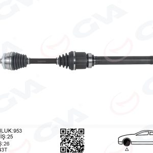 ÖN AKS KOMPLE SAG VOLVO S40 I V40 I 1.8-2.0 97 04
