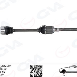 KOMPLE AKS ÖN SAĞ DISCOVERY 3 L319 DISCOVERY 4 L319 R.R SPORT I L320 997MM