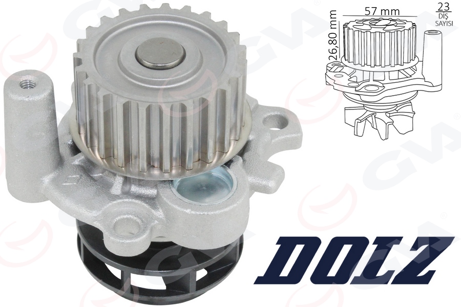 DEVİRDAİM GOLF IV-BORA-OCTAVIA-TOLEDO II-LEON-A3 1.8-20V AGN-AJQ-BFN-AWT 06A121011H-06A121012G-06A121012