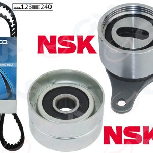 TRİGER KAYIŞ SETİ EKSANTRİK SETİ TOYOTA COROLLA 1.3L 2E karbüratörlü EE90. EE100 88-98 1 KAYIŞ 2 RULMAN 123x240