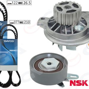 DEVİRDAİMLİ TRİGER SETİ 122x26.5 TRANSPORTER T4 2.4D 90-03 AJA K065323XS 2 KAYIŞ 1 GERGİ 074198119A-074198119F-074198119J