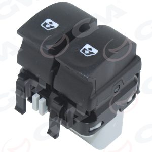 CAM AÇMA ANAHTARI ÖN SOL ÇİFTLİ RENAULT CLIO III 10 FİŞLİ GRİ