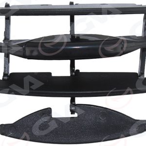 KALORİFER HAVALANDIRMA MUZULU IZGARA ÖN PERDESİ ORTASI SİYAH CORSA D 2201099-13417363-13365420