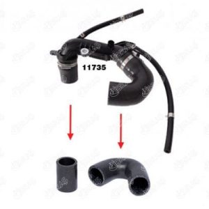 TURBO BORUSU HORTUMU KNG II-III-CLIO II-III-LOGAN 1.5DCI YM 05 K9K 3 KAT POLYESTER KULLANILIMIŞ 8200770644-8200248529-8200248814