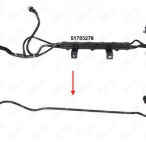 YAKIT BORUSU FIAT DOBLO 1.3 MULTIJET BRAKET HARİÇ 51783278