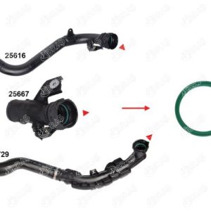 TURBO BORUSU CONTASI NISSAN JUKE-NV200 1.5DCI 12 144601FE0C