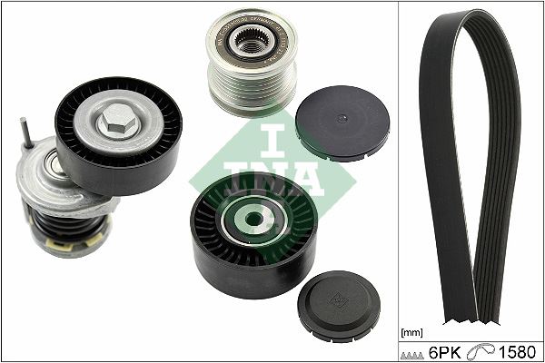 KANALLI V KAYIŞ KİTİ A4-A5-A6-Q5 2.0 TDI 2008-2016 038903315AD-038903315T-03G145276