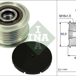 ALTERNATÖR KASNAĞI T5-CADDY-POLO-GOLF-CRAFTER-A3-A4-LEON CFWA-CAGA-CFFA-CAYB-BJK-BJM-AXB-BJB
