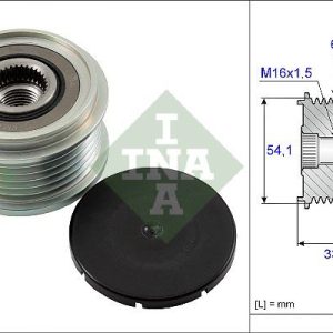 ALTERNATÖR KASNAĞI RULMANLI DUCATO-SUCUDO-BOXER-JUMPER-PARTNER-BERLINGO 2.0 HDI 02 MONDEO 07 77362558-5705.AS