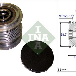 ALTERNATÖR KASNAĞI VOLVO S60 10 S80 10 V60 10 V70 09 XC60 08-17 MONDEO SMAX 31285489-9G9J10300AA