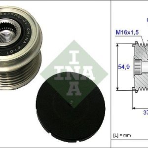 ALTERNATÖR GERGİ RULMANI 6 KANALLI SANTA FE-IX35-SORENTO 09-15 373002G501-373002G760-3730025201