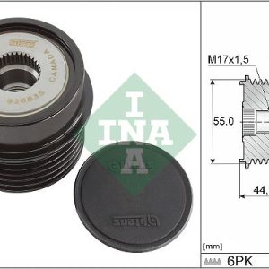ALTERNATÖR KASNAĞI RULMANLI TOYOTA AURIS COROLLA 1.6L 1ZR-FE 1ZR-FAE ZRE151 ZRE181 ZRE185 07-18 / AVENSIS 1.6L 1ZR-FAE ZRT270 09- / VERSO 1.6L