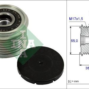 ALTERNATÖR KASNAĞI RULMANLI NISSAN NAVARA 2.3L YS23 D23 16- / QASHQAI 1.6L HR16DE J10 6 vites 10-13 NP300 10 NAVARA Pick-up D23. D23T 15 QASHQAI 10