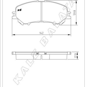 ÖN BALATA RENAULT KADJAR 15 KOLEOS II 15 NISSAN QASHQAI J11 13 X TRAIL III 14