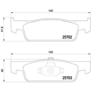 ÖN FREN BALATASI RENAULT CLIO IV 12 SYMBOL III 13 DACIA SANDERO II 13 LOGAN MCV II 14 LOGAN II 13 0.9TCe 1.0SCe 1.2 1.2TCe 1.5dCi 1.6