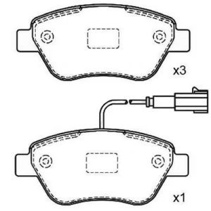 ÖN BALATA FİŞSİZ LINEA-PUNTO-ALBEA 1.3 02 IDEA 1.3 JTD-1.4-1.2 16V 04
