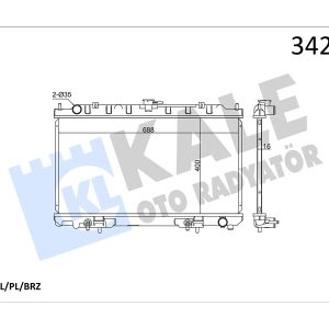RADYATÖR HYUNDAI I30-NISSAN MAXIMA AL-PL-BRZ
