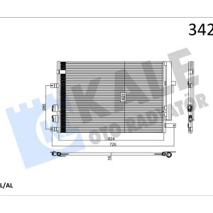 KLİMA KONDENSERİ ALFA ROMEO 159-BRERA-SPIDER AL-AL