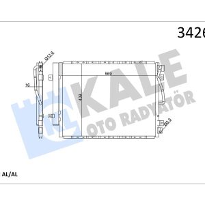 x KLİMA KONDENSERİ KIA SORENTO I AL-AL