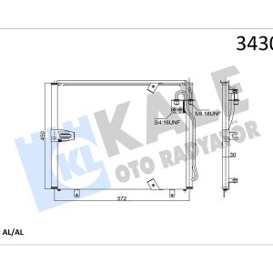 KLIMA RADYATORU BMW E32 E34