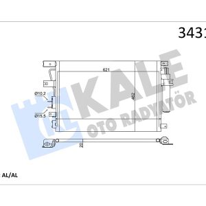 KLİMA KONDENSERİ CHRYSLER 300C-TOURİNG AL-AL