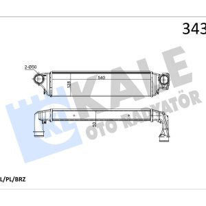 TURBO RADYATORU BMW E46 M47 M57 99 03 17512246795