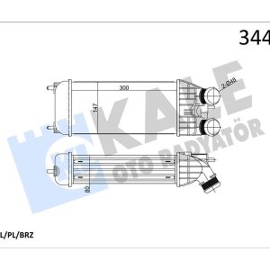 TURBO RADYATÖRÜ INTERCOOL 301 207 208 2008 DS3 C-ELYSEE S3 III C3 IV C4 CACTUS DV6DTED DV6C 12 9803900780-0384.N8-0384.N7