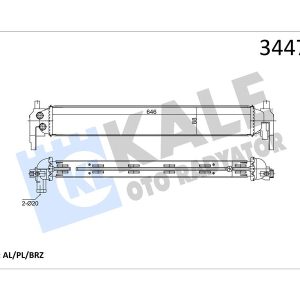 TURBO RADYATÖRÜ INTERCOOLER POLO 1.2 TSİ 11/09 AL/PL/BRZ 6R0145805H