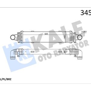 TURBOSARJ RADYATORU MERCEDES W204 S204 C204 C218 W212 C207 X204 A2045000200