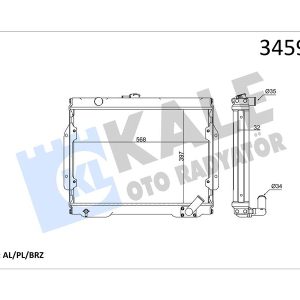 RADYATÖR L200 AL/PL/BRZ