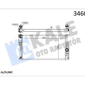 MOTOR SU RADYATORU BMW N47 N13 B47 F30 F20 F22 F32 F34 F36 17117600516-17118672102