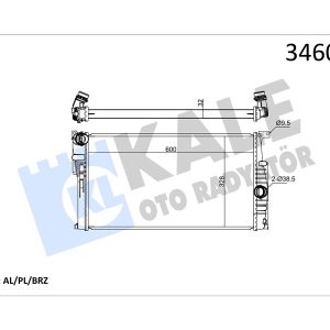 MOTOR SU RADYATORU BMW N13 N47 N B37 B47 F20 F30 F32 F34 I3 17117600511