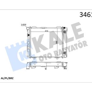 MOTOR SU RADYATORU MERCEDES W201 W124 S124 C124 KLIMASIZ / OTOMATIK SANZIMAN
