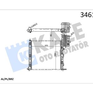 MOTOR SU RADYATORU MERCEDES VITO W638 96 03 KLIMASIZ A6385011601