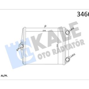 KALORIFER RADYATORU MERCEDES S-CLASS W126 85 91 A0028355301