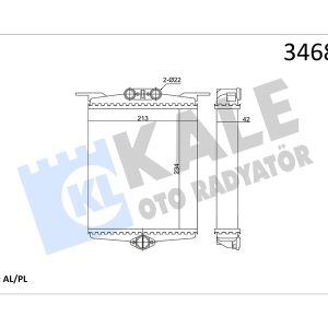 KALORIFER RADYATORU MERCEDES S-CLASS W140 91 98 SASI NO: A133638 A1408300561