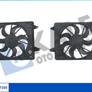 FAN MOTORU DAVLUMBAZLI KOMPLE DACIA LOGAN-SANDERO 1.5 DCİ Euro5 214814342R