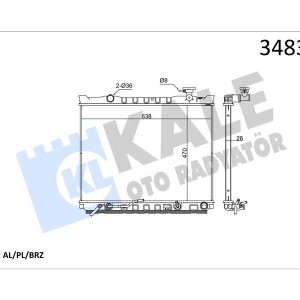 RADYATÖR SORENTO I AL/PL/BRZ