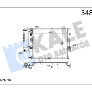 MOTOR SU RADYATORU OTM/SANZ KLIMALI BMW M20 M50 E34 17111723527