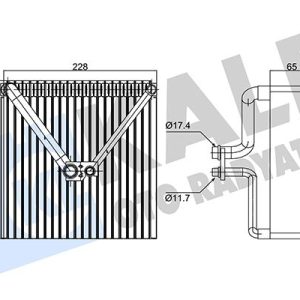 KALORIFER RADYATORU POLO 02 FABIA 99 14 ROOMSTER 06 15 A1 10 CORDOBA 02 09 IBIZA 02 TOLEDO IV 12 6Q0820103-6Q0820103B-6Q0820103C