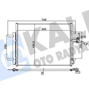 KLIMA RADYATORU MONDEO IV S MAX 07 / GALAXY 1.6 / 1.8 / 2.0 / 2.0TDCI 07 / LANDROVER FREELANDER 2.2T 7G9119710AB-1563248-1716734