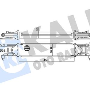 İNTERCOOLER AL/PL/BRZ GRANDE PUNTO-PUNTO-PUNTO EVO 55700449-51837369-50540161